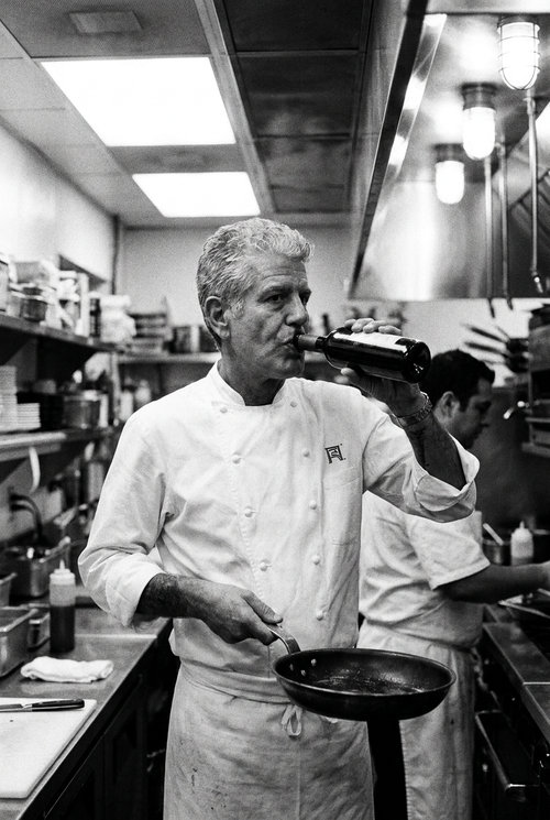 Cook Open Beer Anthony Bourdain Poster