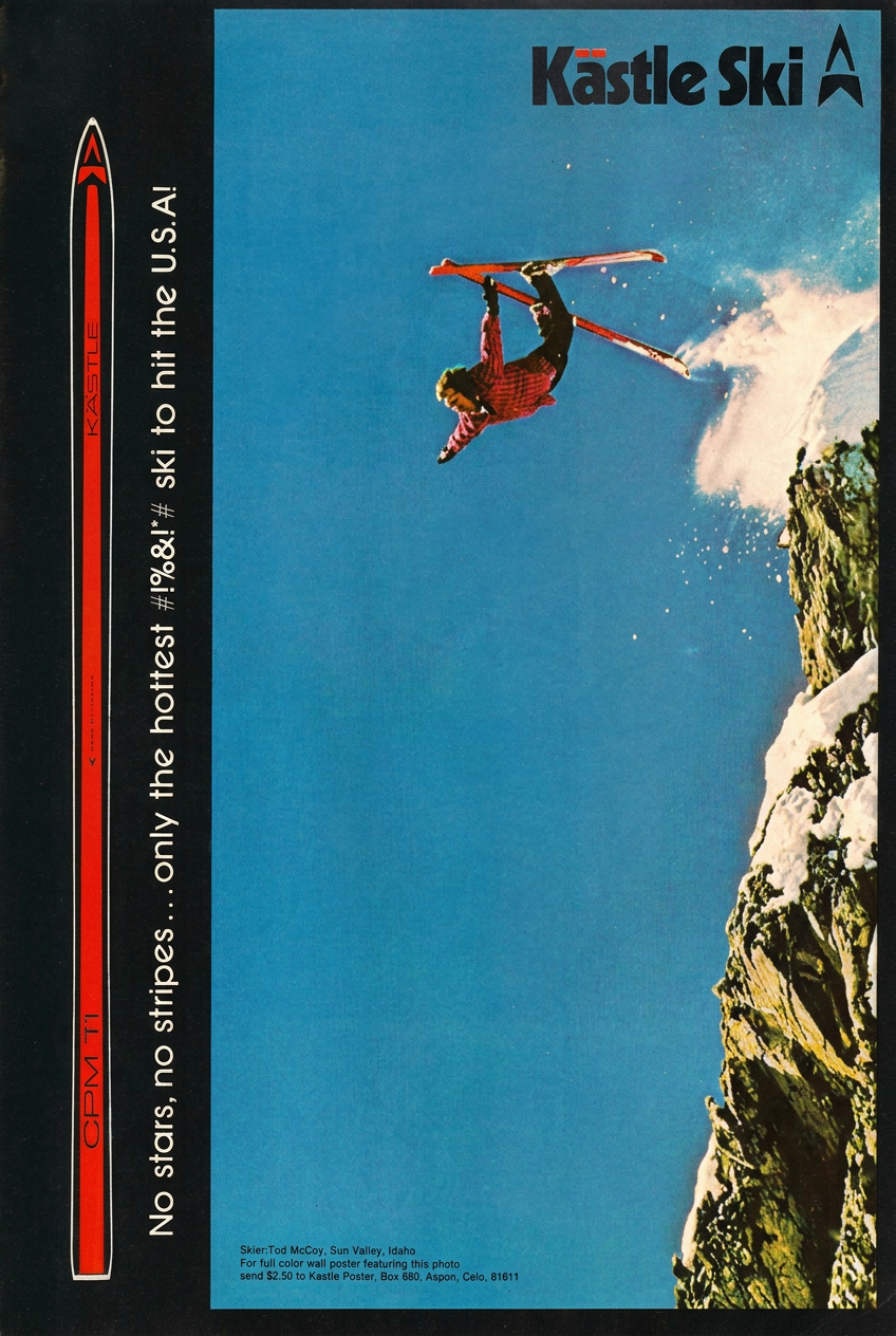Kastle Ski Ad Poster
