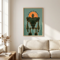 You Are What You Choose Be Poster framed on a wall