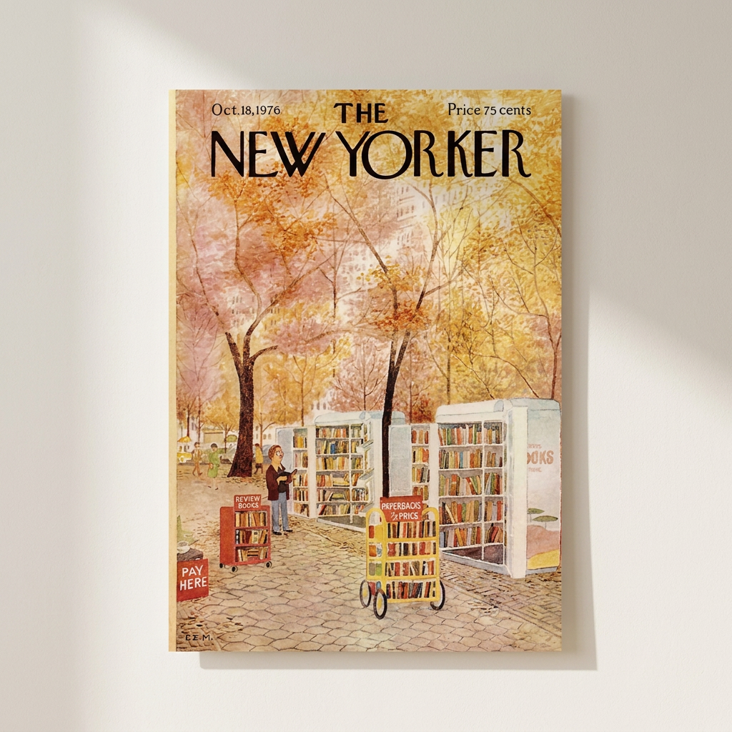 Yorker Poster shown cleanly on a wall