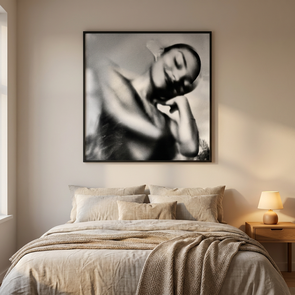Loving Poster framed in an interior