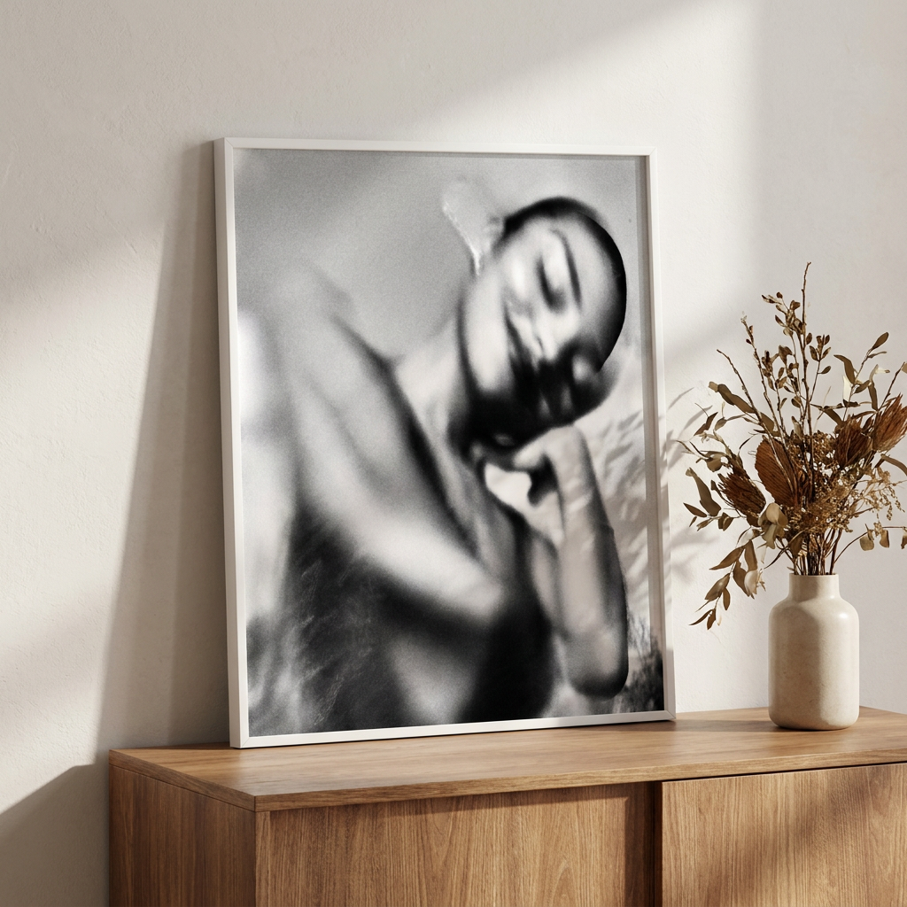 Loving Poster framed in an interior