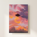 Appa Clouds Poster shown cleanly on a wall